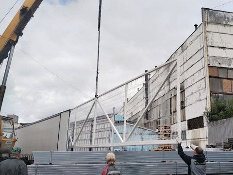 откатные ворота погрузка откатные ворота погрузка